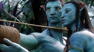 Avatar Blue Skin Neytiri Jake Sully Navi Couple Movie Scenes 2560x1440 Wallpaper