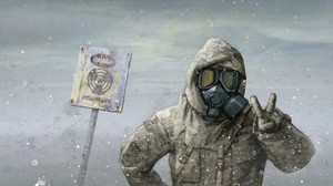 Illustration Gas Masks Peace Sign Radioactive Military Humor Apocalyptic 1280x960 Wallpaper