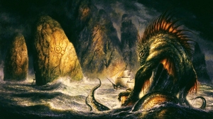 Fantasy Sea Monster 1920x1080 Wallpaper