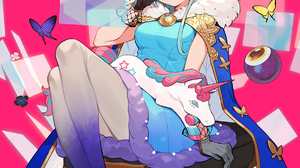Anime Anime Girls Digital Art Artwork 2D Portrait Display Vertical Colorful Legs Legs Together Dress 1200x1697 Wallpaper