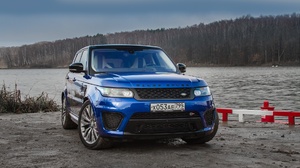 Blue Car Car Land Rover Luxury Car Range Rover Suv Vehicle 1920x1080 Wallpaper