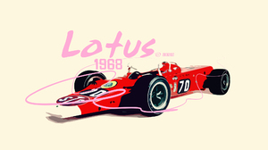 Artistic Lotus Cars Race Car 2000x1125 Wallpaper