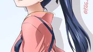 Anime Anime Girls Kantai Collection Houshou KanColle Ponytail Brunette Solo Artwork Digital Art Fan  1376x2048 Wallpaper
