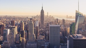 New York City Manhattan Empire State Building City 3840x2160 Wallpaper