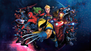 Marvel Comics Video Game Art Marvel Ultimate Alliance Game Nintendo Switch Iron Man Spider Man Capta 3840x2160 Wallpaper