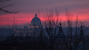 Evening Rome Italy Vatican 2372x1584 Wallpaper