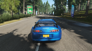 Car Forza Forza Horizon Forza Horizon 4 Racing Video Games Taillights Rear View Licence Plates Road  1920x1080 wallpaper