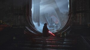 Fantasy Art Artwork Digital Art Star Wars Lightsaber Jedi Sith 3824x1598 Wallpaper