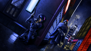 Ion Fury Cyberpunk Science Fiction Neon Dark Night Video Games Fantasy Art 1920x1080 Wallpaper