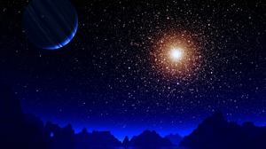 Landscape Night Planet Sky Space Stars 3840x2400 Wallpaper