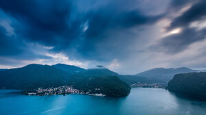 Photography Forest Landscape Long Exposure Nature Switzerland Coast Sea Clouds 2800x1869 Wallpaper