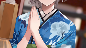 Anime Anime Girls Japanese Clothes Shrine 1110x1716 Wallpaper