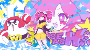 MuseDash Anime Girls Kawai Artist Music Colorful Spray Can 1920x1080 Wallpaper