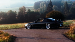 Nissan Silvia S15 Japanese Cars Car Nissan Low Car Side View Trees 1920x1080 Wallpaper