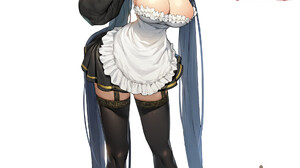 Anime Anime Girls Original Characters Maid Outfit Maid 1920x3130 wallpaper