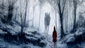 Snow Wolf 2560x1600 Wallpaper