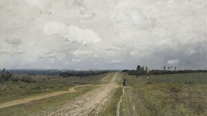 Isaac Ilyich Levitan Traditional Art Clouds Path Landscape Simple Background Minimalism Nature Artwo 1280x823 Wallpaper