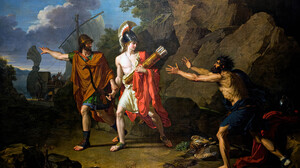 Ulysses And Neoptolemus Taking Hercules Arrows From Philoctetes Francois Xavier Fabre Ulysses Odysse 3000x1900 Wallpaper
