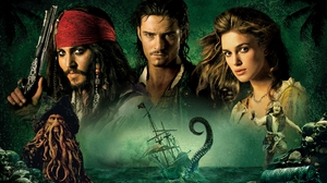 Jack Sparrow Elizabeth Swann Will Turner Hector Barbossa Johnny Depp Keira Knightley Orlando Bloom G 7065x4679 Wallpaper