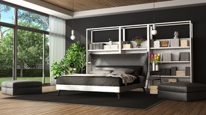Bedroom Bed Furniture 5800x3138 Wallpaper