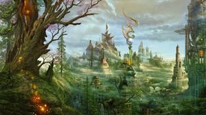Fantasy City 1920x1080 Wallpaper
