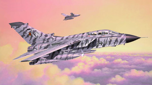 Aircraft Sky Flying Army Military Panavia Tornado Clouds Military Vehicle Artwork 1680x1050 Wallpaper