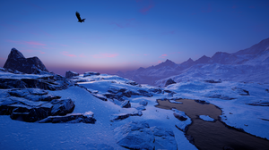 Assassins Creed Valhalla Video Game Landscape Video Games Screen Shot Ubisoft Sunset 1920x1080 Wallpaper