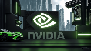 Ai Art Nvidia Green Logo Car Neon 3840x2160 wallpaper