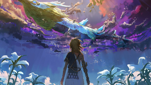 The Legend Of Zelda Tears Of The Kingdom The Legend Of Zelda Link Nintendo White Flowers Video Game  2105x1487 wallpaper