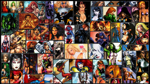 Aphrodite Ix Comics Black Widow Bloodrayne Elektra Marvel Comics Lady Death Mystique Marvel Comics P 1920x1080 Wallpaper