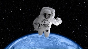 Sci Fi Astronaut 7680x4320 wallpaper