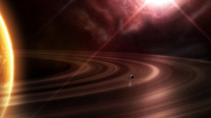 Planet Space Stars Solar 3200x1200 Wallpaper