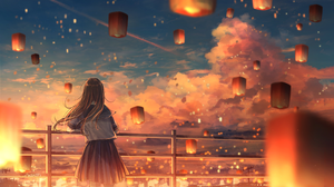 39 sky lanterns Wallpapers 