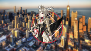 Picture In Picture Anime Girls Fire Emblem Urban New York City Skyscraper Sunrise Cityscape City 1920x1080 Wallpaper