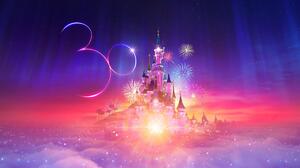 Disneyland Disney Paris Fireworks 2560x1440 Wallpaper