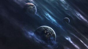 Sci Fi Planets 1920x1200 Wallpaper
