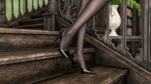 Feet High Heels CGi Stairs 2560x1440 Wallpaper