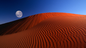 Moon Landscape Desert Sky Simple Background Windows XP 1920x1200 Wallpaper