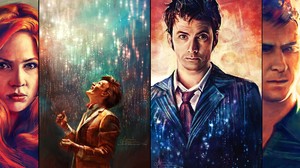 Doctor Who The Doctor Artwork Painting David Tennant Matt Smith Karen Gillan Amy Pond Arthur Darvill 1920x1080 Wallpaper
