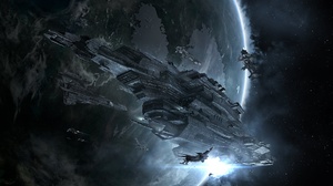 Eve Online Planet Space Spaceship 1920x1200 Wallpaper