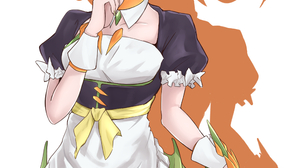 Anime Anime Girls Trading Card Games Yu Gi Oh Parlor Dragonmaid Twintails Green Hair Maid Maid Outfi 2480x3508 Wallpaper