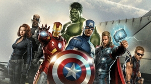 Black Widow Captain America Hawkeye Hulk Iron Man Nick Fury Thor 1920x1080 Wallpaper