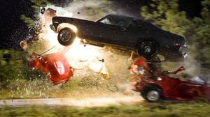 Car Crash Jumping 3000x1775 Wallpaper