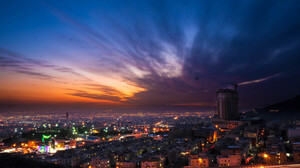 City Iran Night Sky Sunset Tehran 4574x2947 Wallpaper