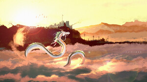 Chihiro Spirited Away Chinese Dragon 1920x1080 Wallpaper