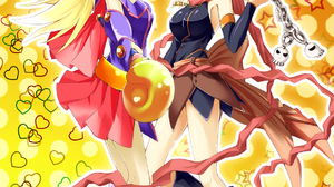 Anime Anime Girls Trading Card Games Yu Gi Oh Yu Gi Oh ZEXAL Dark Magician Girl Gagaga Girl Long Hai 1240x1750 Wallpaper