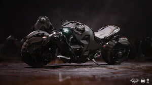Motorcycle Science Fiction DC Comics Warner Brothers Vehicle Logo 3840x2160 Wallpaper