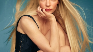 Anya Taylor Joy Women Actress Blonde Long Hair Straight Hair Studio Simple Background 2481x3000 Wallpaper