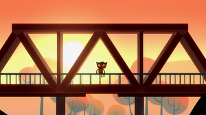 Night In The Woods Indie Games Video Games Video Game Art Animals Minimalism Simple Background Sun S 3840x2160 Wallpaper