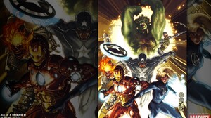 Captain America Ghost Rider Hulk Invisible Woman Iron Man Susan Storm 1920x1200 Wallpaper